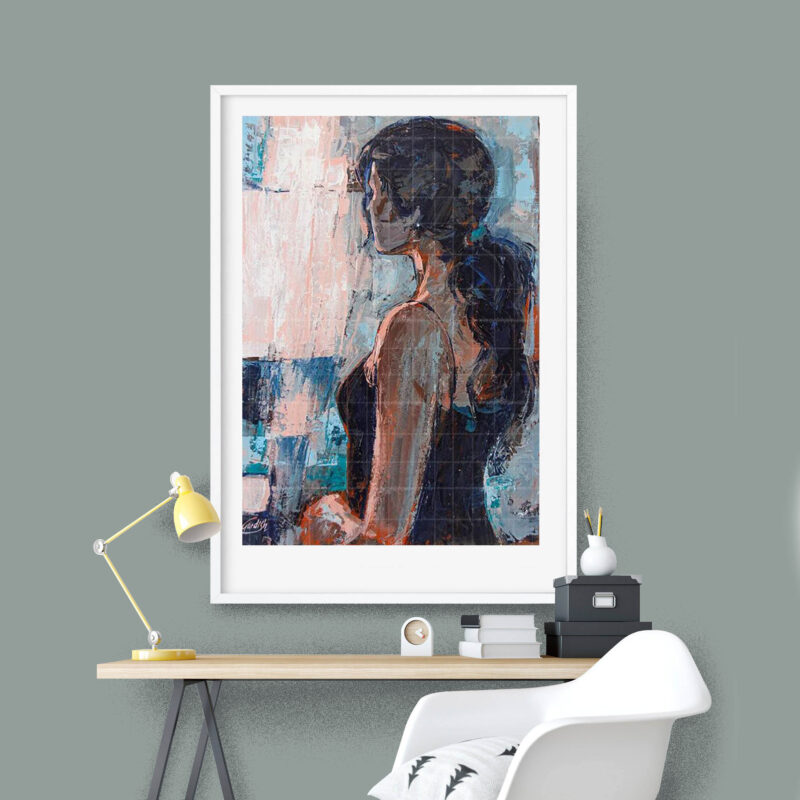 Woman painting- The window - image 7