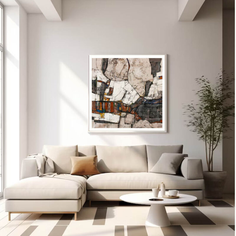 Mount Fuji- Abstract painting - image 3