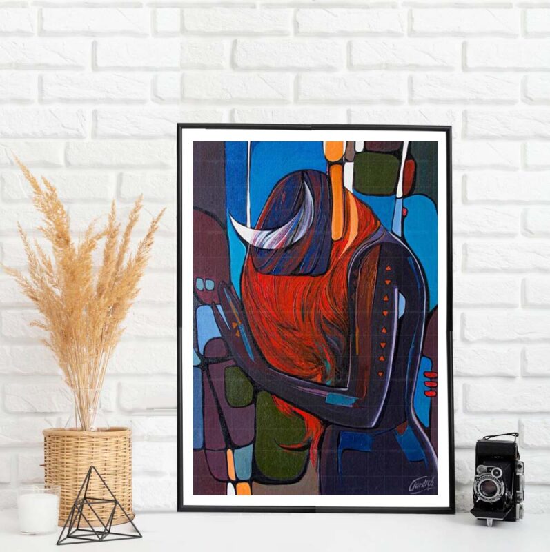 Woman painting- Music Lover - image 5