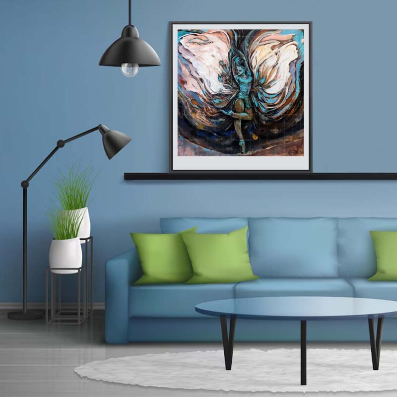 Angel Wings- Acrylic painting - image 3