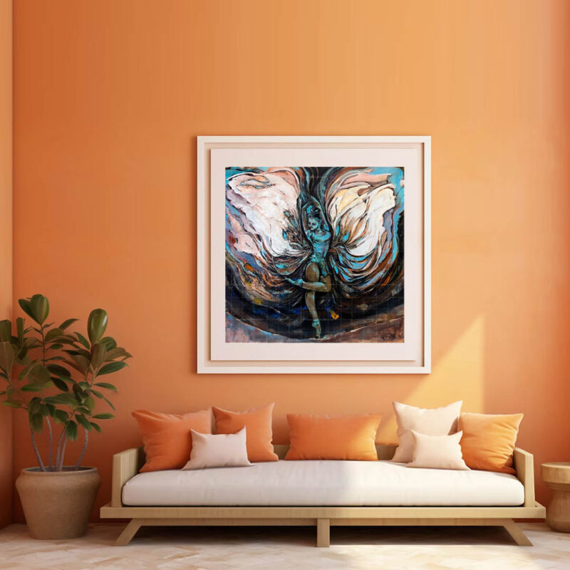 Angel Wings- Acrylic painting - image 5