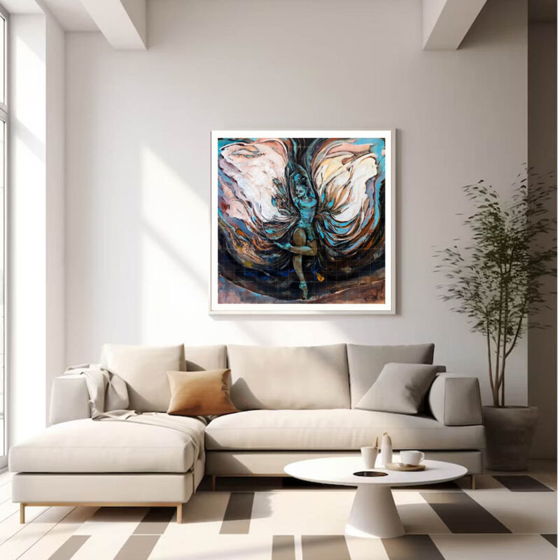 Angel Wings- Acrylic painting - image 2
