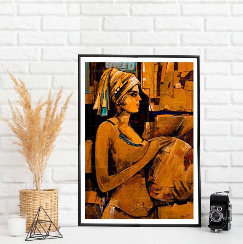 Music painting-The drum player - image 5