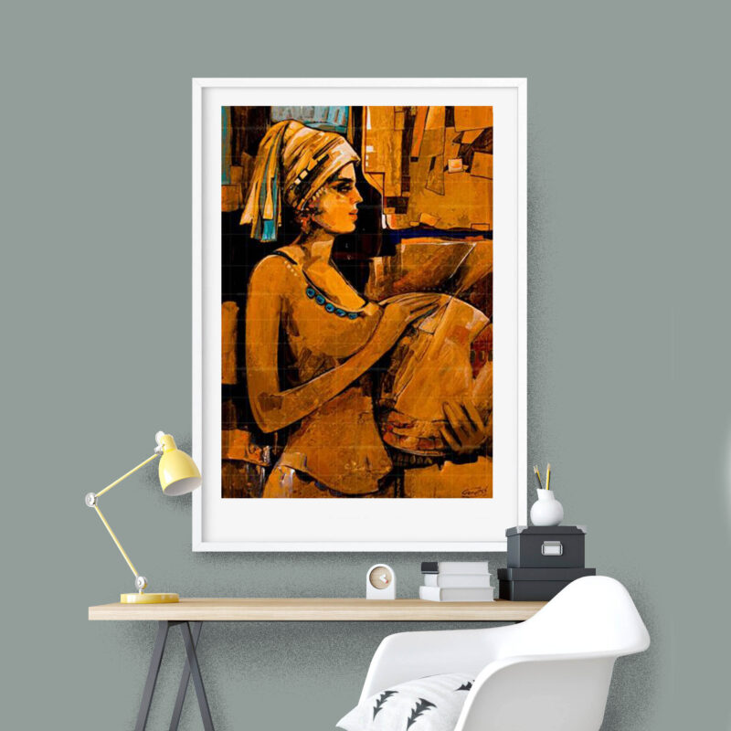 Music painting-The drum player - image 7