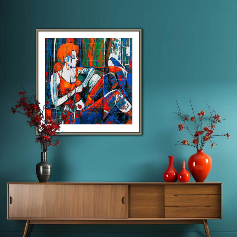 Woman with bird - image 6