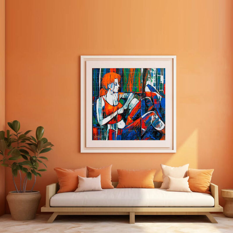 Woman with bird - image 2
