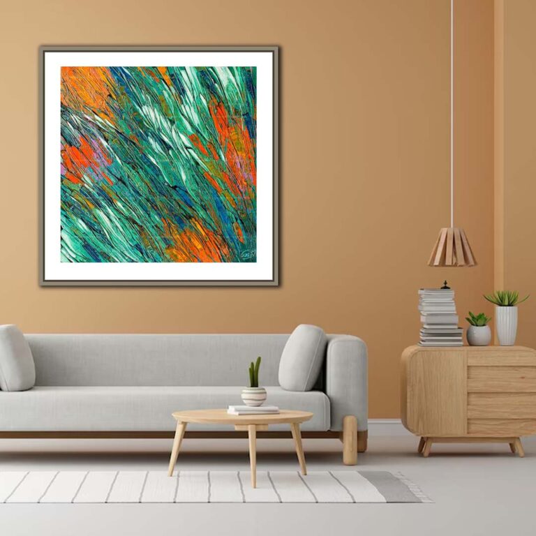 Abstract wall painting - gallery photo 3