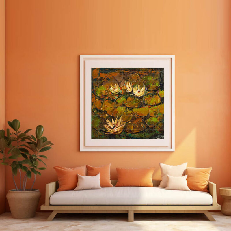 Water lily paintings - image 2