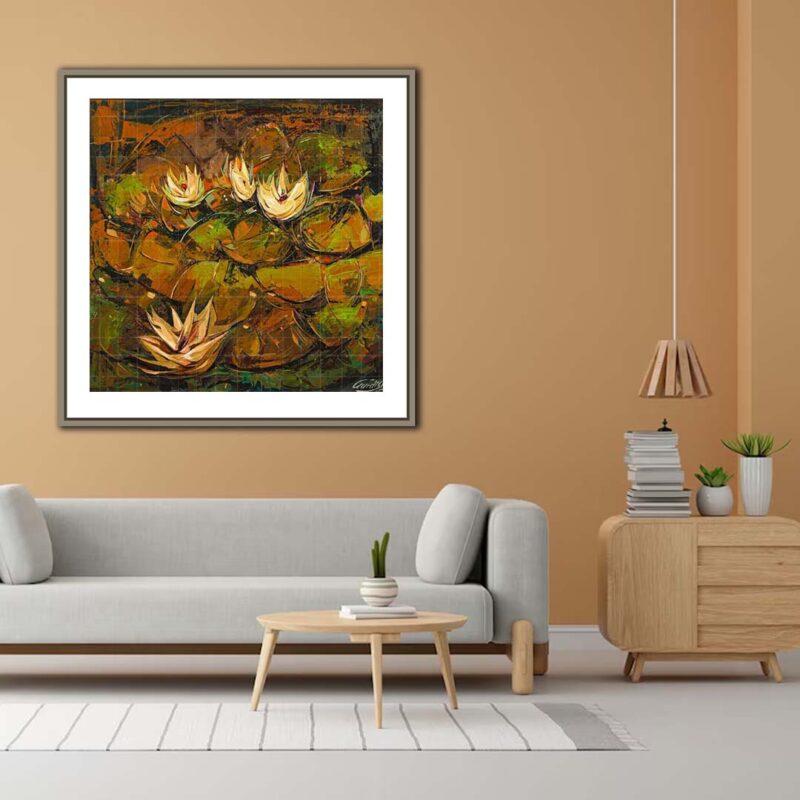 Water lily paintings - image 4