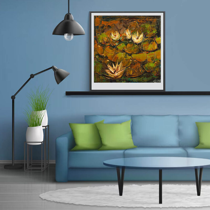 Water lily paintings - image 5