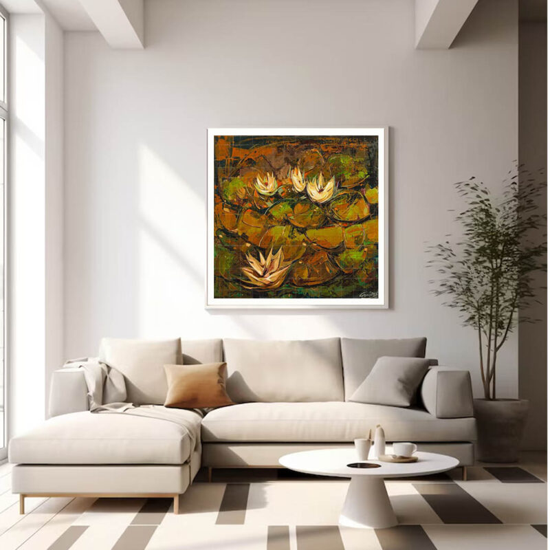 Water lily paintings - image 3