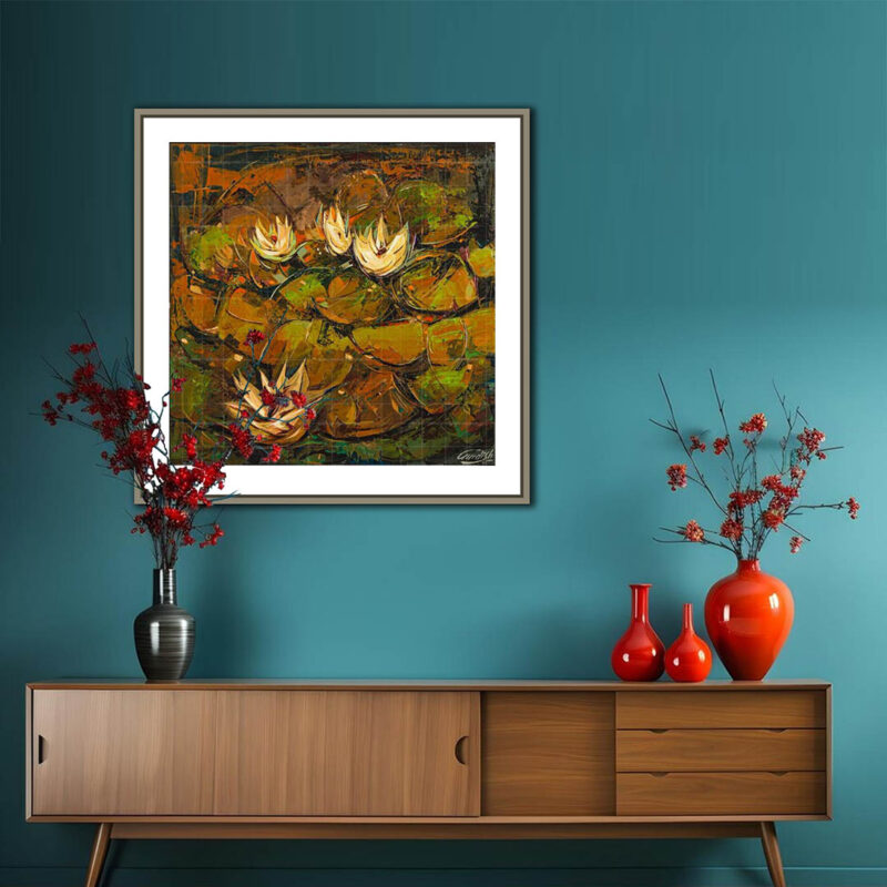 Water lily paintings - image 6