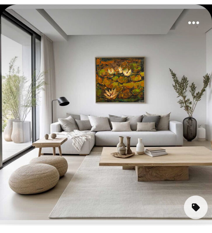 Water lily paintings - image 7