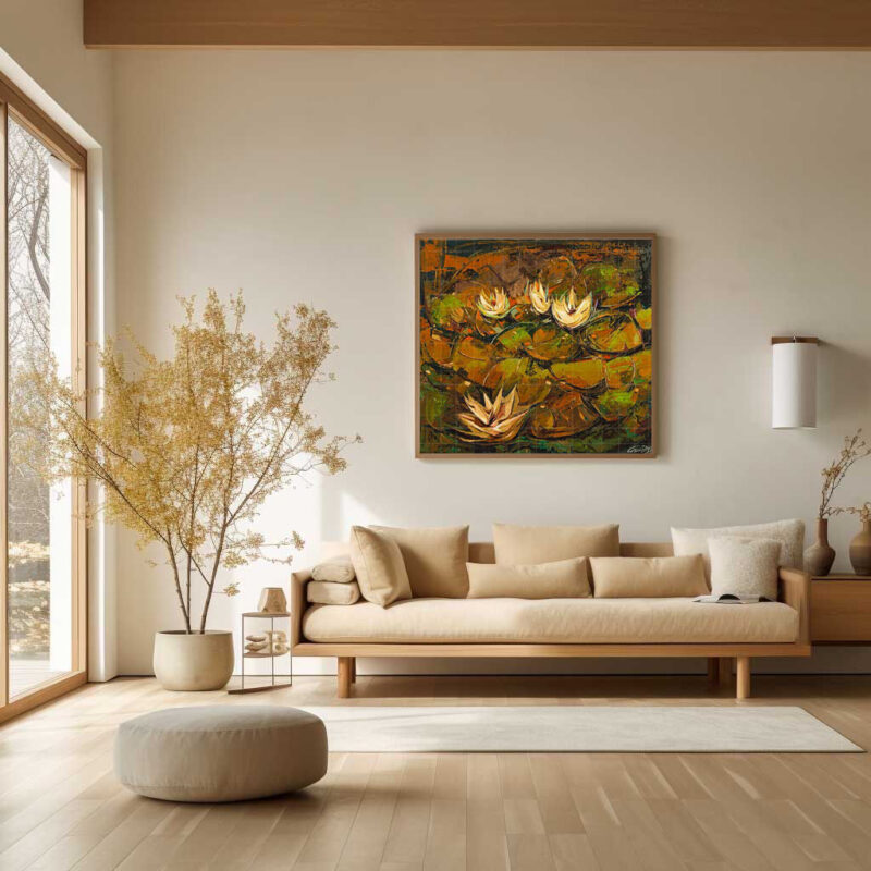 Water lily paintings - image 8
