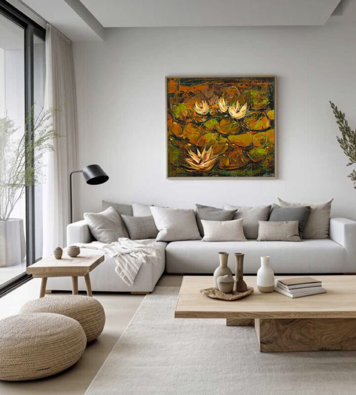 Water lily paintings - image 10