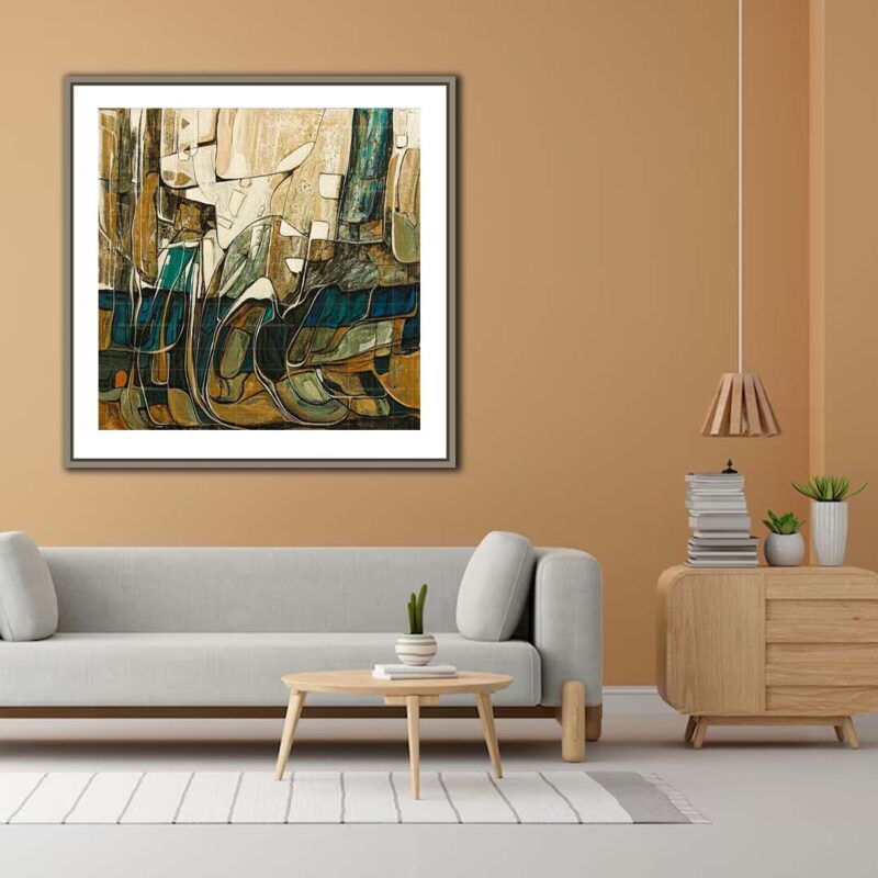 Abstract nature painting - image 3
