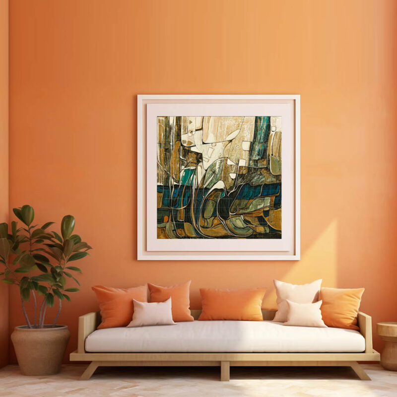 Abstract nature painting - image 5