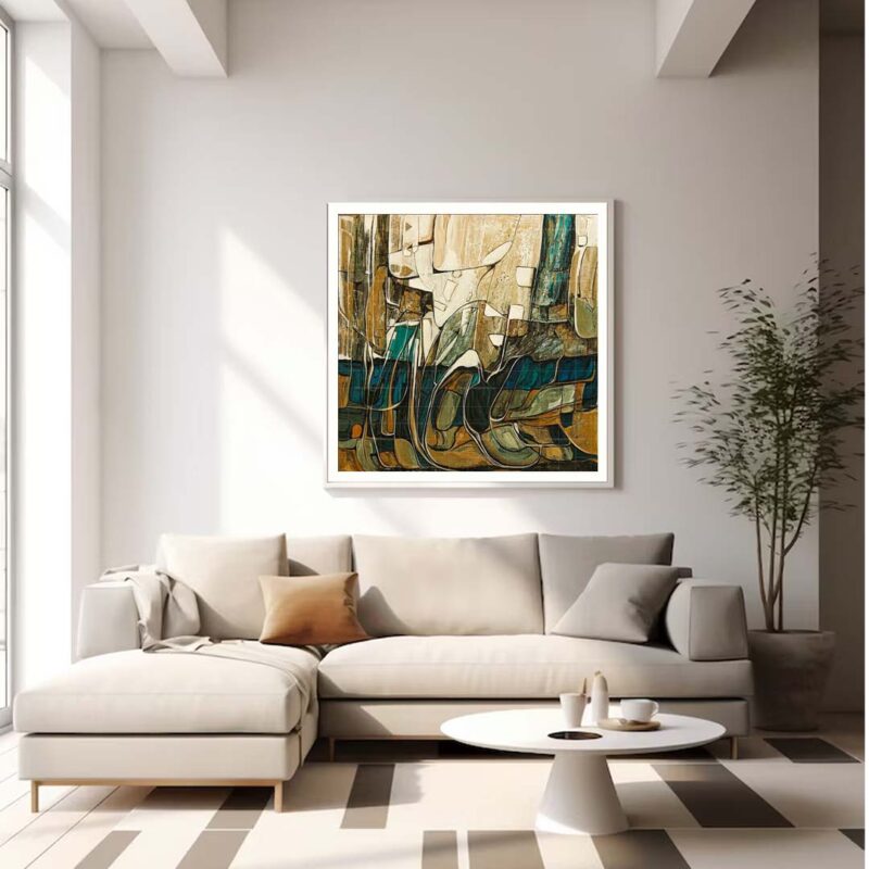 Abstract nature painting - image 2