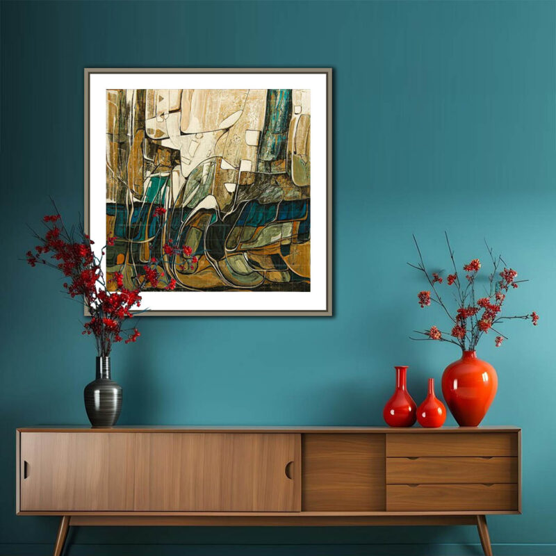 Abstract nature painting - image 6