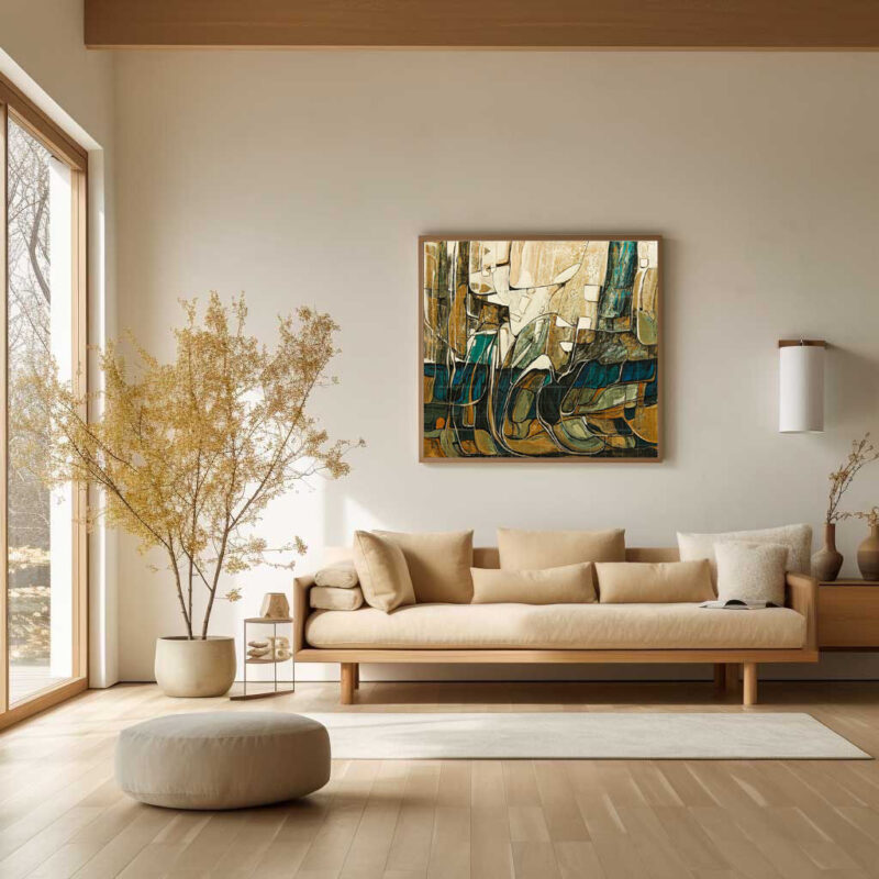 Abstract nature painting - image 8