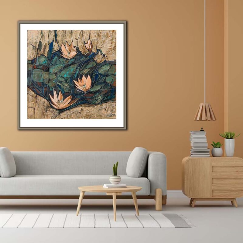 Artwork of Waterlilies - image 2