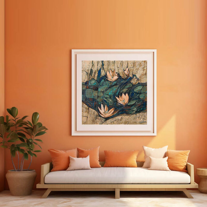 Artwork of Waterlilies - image 5