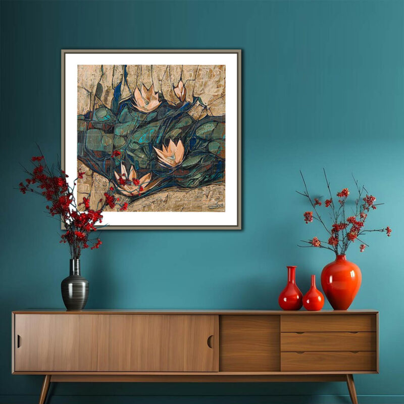 Artwork of Waterlilies - image 6