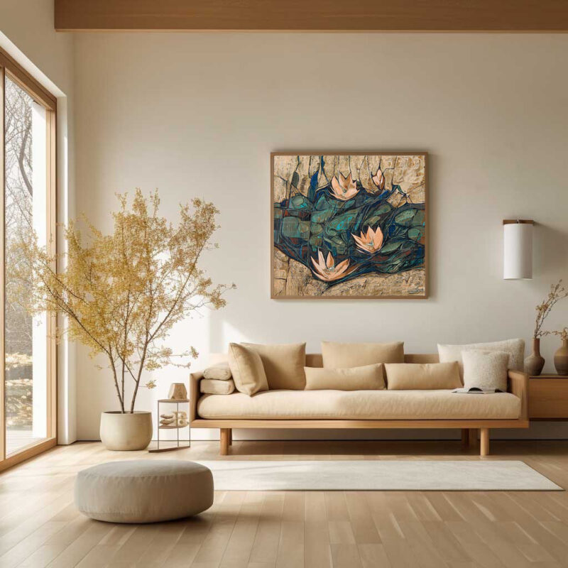 Artwork of Waterlilies - image 8