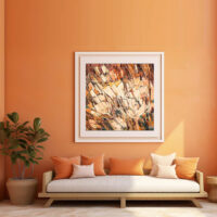 Peach-Floral-Wall-Art