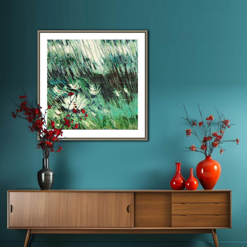White Waterlilies Painting - image 6