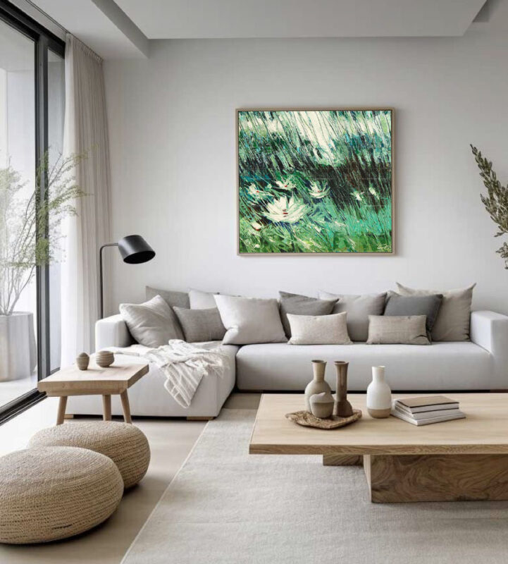 White Waterlilies Painting - image 10