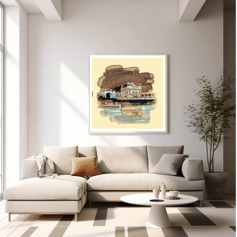 Golden Temple Painting - image 2