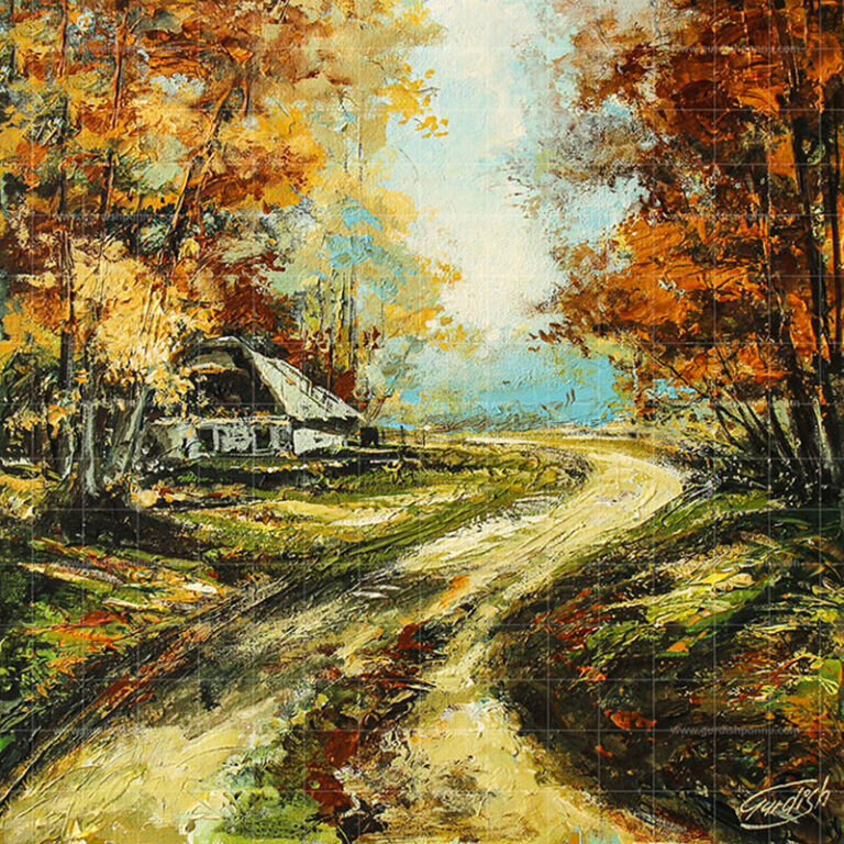 The Amber Effect is depicting the falling maple leaves and chinar leaves in beautiful autumn season