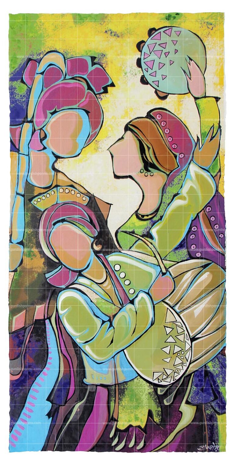 Vaisakhi painting- festivals of punjab