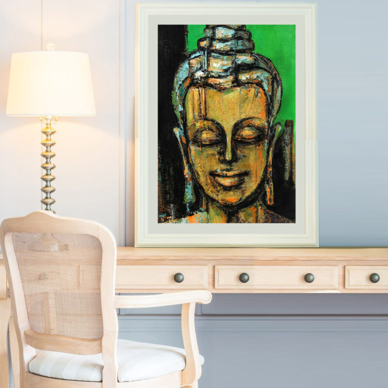 Face of Peace- Buddha Portrait - image 4