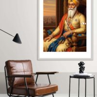 Picture frame by a reading coffee table in a living room