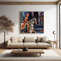 Turkish princess- Woman painting