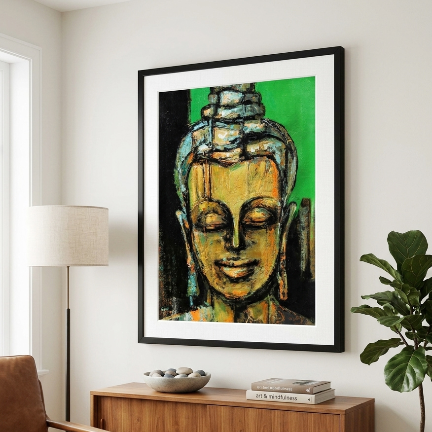 Face of Peace- Buddha Portrait - gallery photo 1