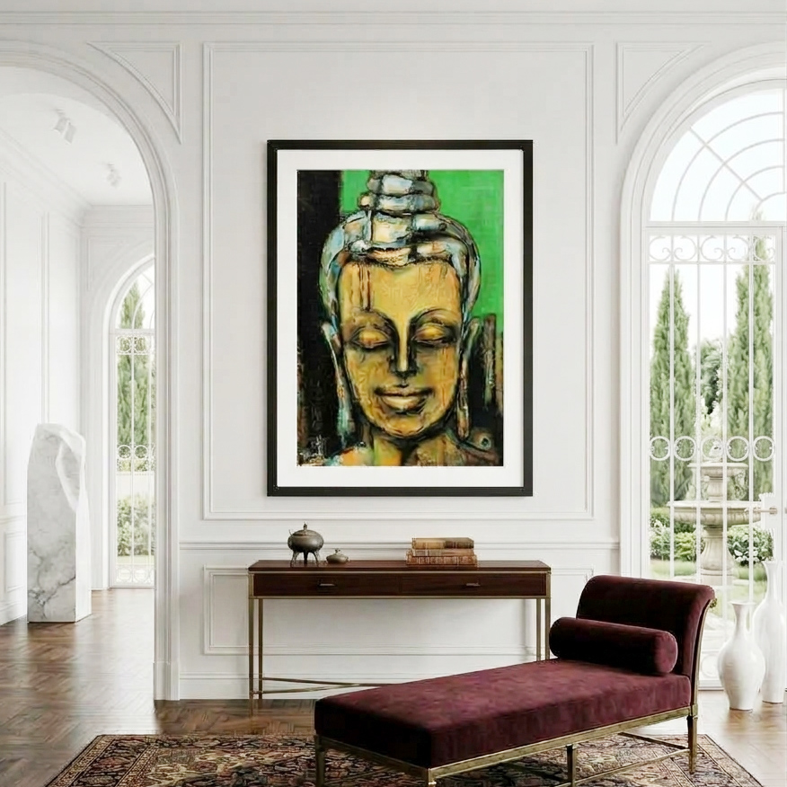 Face of Peace- Buddha Portrait - gallery photo 2