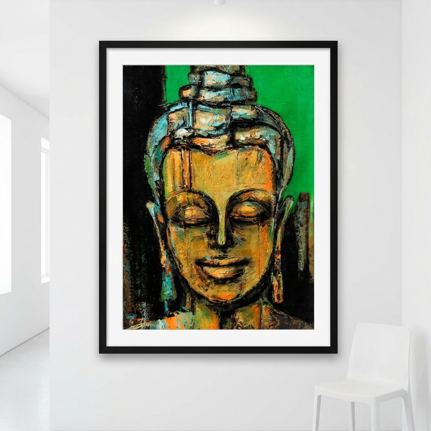 Face of Peace- Buddha Portrait - gallery photo 3